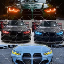 Angel Eye Drl Led Module For Bmw G80 M3 G82 G83 M4 2021-2024 Plug And Play Laser Angel Eye Drl Led Module For Bmw G80 M3 G82 G83 M4 2021-2024 Plug And Play Laser