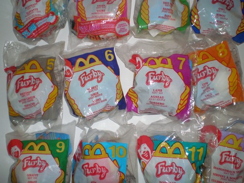 McDonalds Happy Meal McFurby Toys Complete Set of 12  from 2000 NIP RARE - Picture 5 of 11