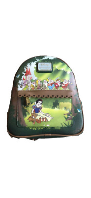 RARE NWT Loungefly Snow White Forest Mini Backpack Loungefly Disney Snow White And The Seven Dwarfs Forest  main image 4