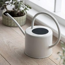 Indoor Small Chalk Watering Can Metal Galvanised Steel 1.9L Narrow Spout Plants