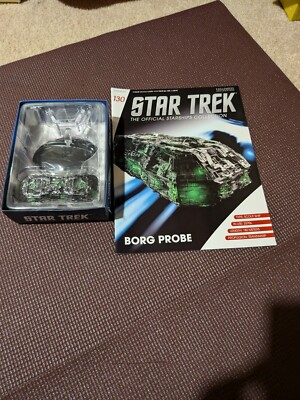 Star Trek Starship #130 Borg Probe Eaglemoss With Magazine