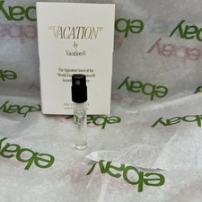 Vacation Fragrance Eau de Toilette EDT Sample Spray .05oz, 1.5mL New in Card