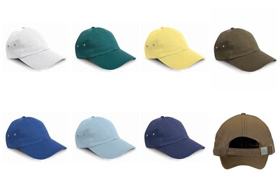 RESULT Baseballkappe 6-Panel-Cap Low Profile Kappe Metallverschluss RC063 NEU