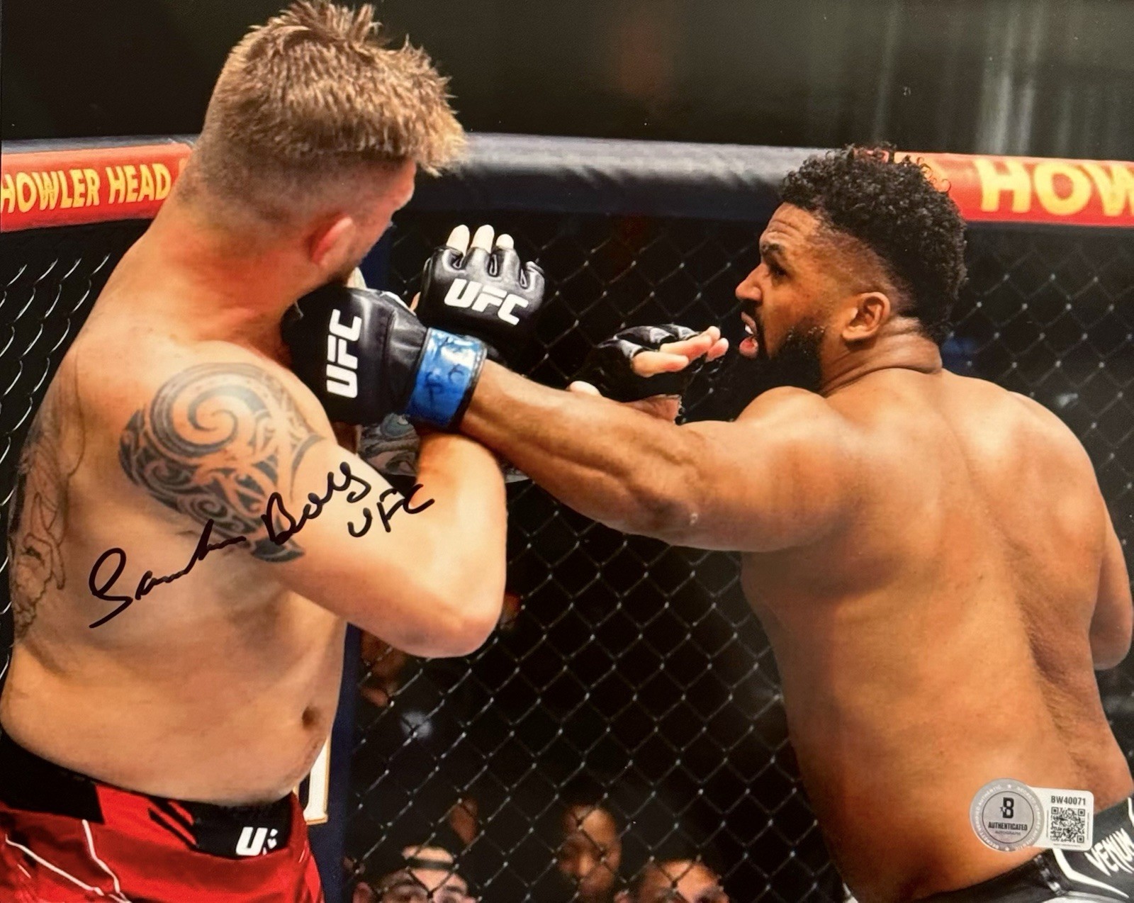 Waldo Cortes-Acosta Autographed Signed UFC Fighter 8x10 Photo BAS Beckett COA 