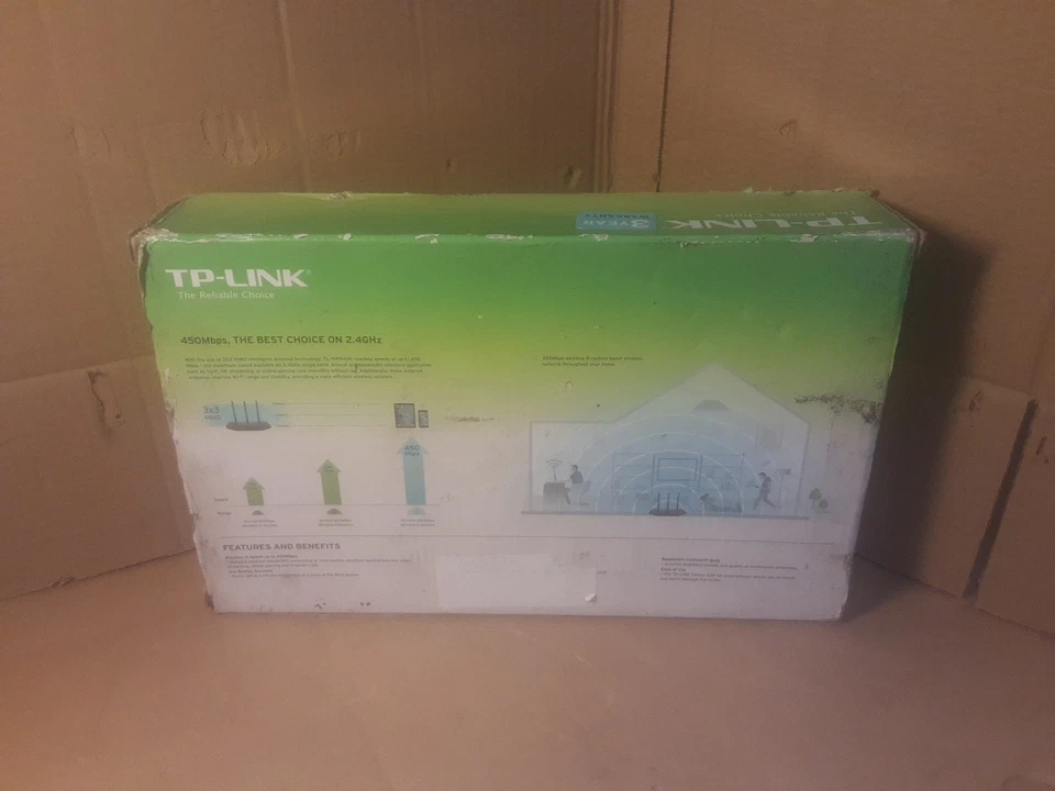 TP-Link 450Mbps Wireless N Router TL-WR940N - Image 4 of 4