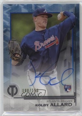 2019 Topps Tribute Blue /150 Kolby Allard #TA-KA Rookie Auto RC 4f5