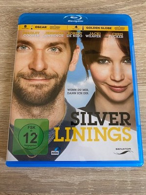 Silver Linings - Blu Ray Disc - Bradley Cooper / Jennifer Lawrence 
