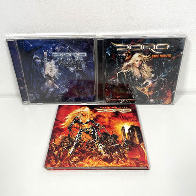 Doro CD Lot Heavy Rock Metal Fear No Evil Raise Your Fist Strong And Proud X3