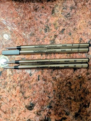 Schmidt 6040 Fineliner  4 Pack 2 Black Fine 2 Black Medium