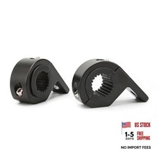 2 PCS Off-Road LED Light Mounting Bracket Bar Clamp Kits, Motorcycle Spotlight