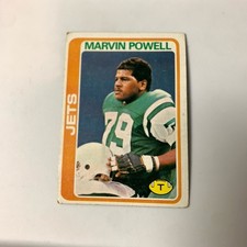 1978 Topps NFL FAIR Marvin Powell New York Jets