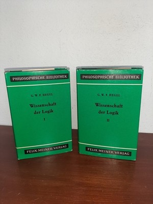 Wissenschaft der Logik I and II George Hegel Hardcover Science of Logic