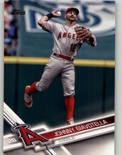 2017 Topps Johnny Giavotella #215 Los Angeles Angels
