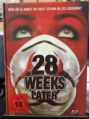 28 Weeks Later Blu Ray / DVD Mediabook Region Free / 2 - 84 Entertainment OOP