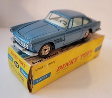 DINKY TOYS 515 FERRARI 250GT D'ORIGINE BLEU METAL 1/43 PROCHE DU NEUF+BO 