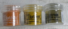 Ranger Tim Holtz Distress embossing powder 3 /burlap/mustard/marmalade
