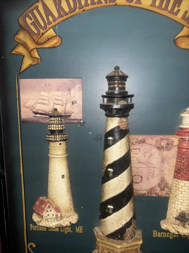Guardians Of The Sea Lighthouse Wall Art - Image 3 of 4