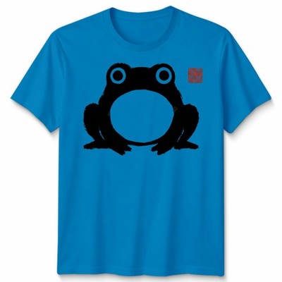Matsumoto Hoji Frog Unisex T Shirt Grumpy Frog Japanese Artwork Novelty