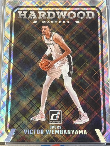 2024-25 Panini Donruss Victor Wembanyama #1 Hardwood Masters Diamond - Foto 2 di 4