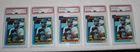 FIVE (5) 1990 Topps Baseball Card #336 KEN GRIFFEY JR. Graded PSA 8 NM-MT