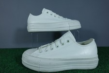 Converse Chuck Taylor All Star Lift Platform Shoes Womens Size 8 White 564429C