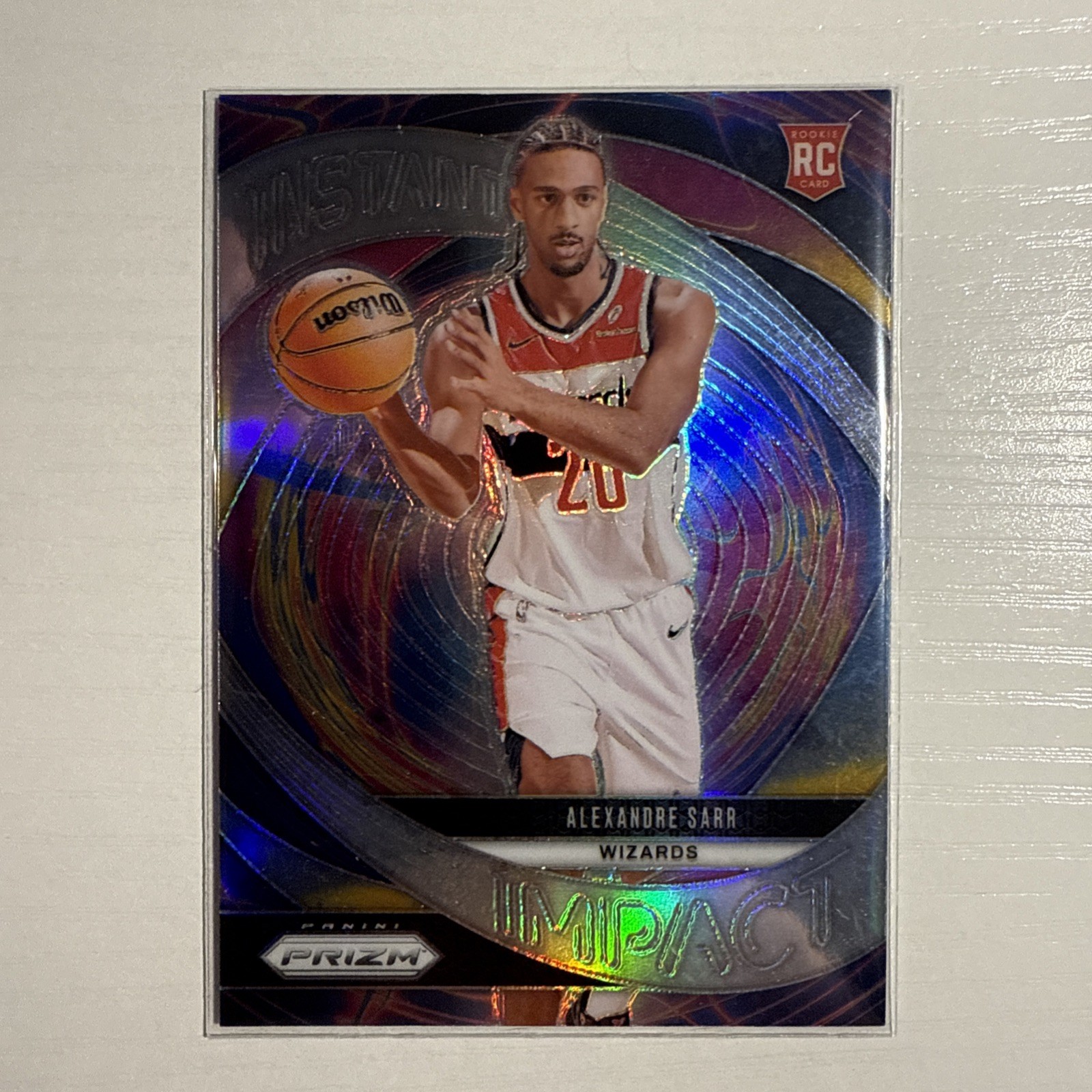 2024-25 Panini Prizm - Instant Impact Alexandre Sarr #1 Silver Prizm (RC)