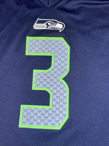 Russell Wilson #3 Children Size XL 18-20 Seahawks Jersey Shirt NFL Apparel - Picture 3 of 9