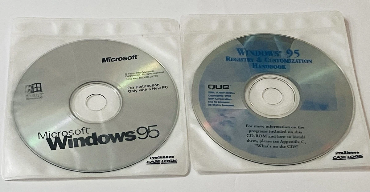 Microsoft Windows 95 CD Operating System Software for sale | eBay