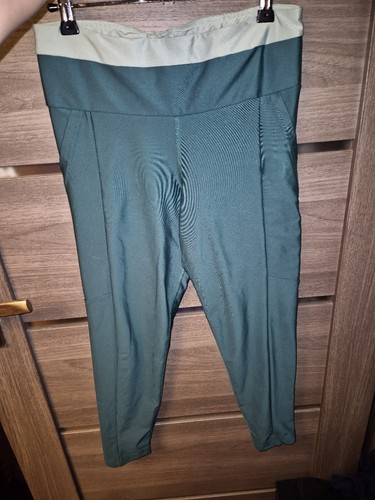 Active Touch Fitness Tights Capri Leggings Gr M Grün
