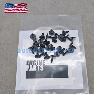 OEM 30X For VW Audi Fender Liner Self Tapping T25 Torx Screw N90974701 USA