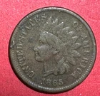 1864 US Indian Head Cent! FINE/VF Details! Civil War Days! Old US Coin!