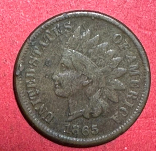 1864 US Indian Head Cent! FINE/VF Details! Civil War Days! Old US Coin!