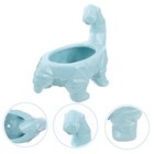 1pc Dinosaur Ceramic Succulent Plant Pot Fun Cartoon Animals Planter Home Decor
