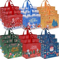 GeschenktüTen Weihnachten 18 StüCk Wiederverwendbar Non Woven 40X36X15Cm