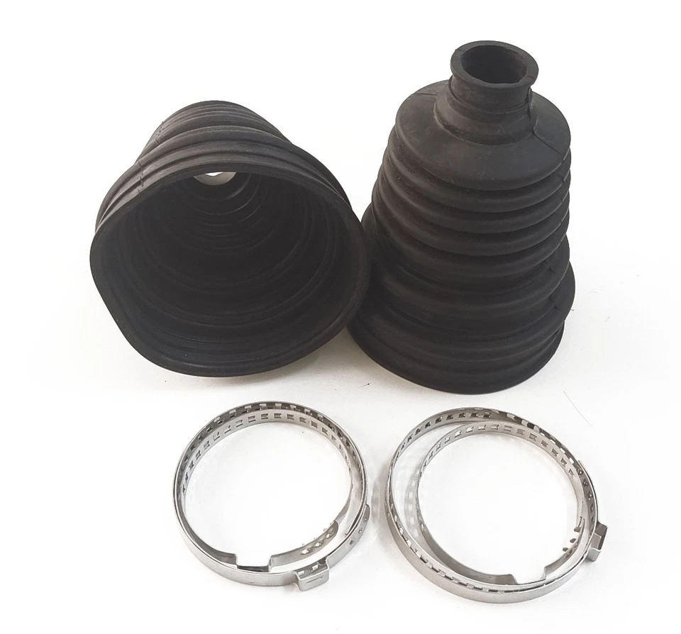 Kit de arranque de eje de transmisión de junta CV universal abrazadera máquina de dirección cubierta antipolvo goma Foto 3 de 4