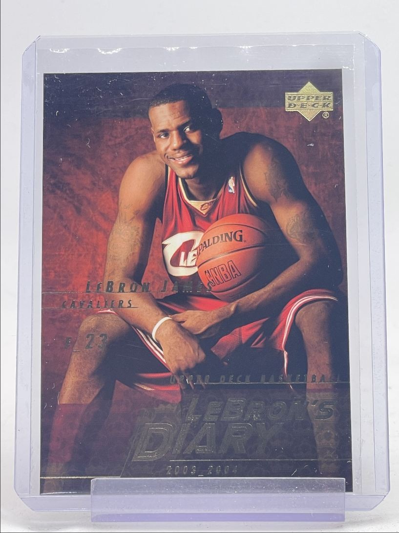 LEBRON JAMES 2003-04 UPPER DECK LEBRON'S DIARY ROOKIE #LJ11 B RC Q1880