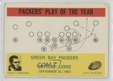 1964 Philadelphia Green Bay Packers Vince Lombardi Packers' Play of the Year 2u3