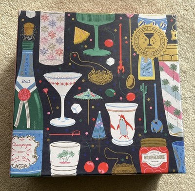 Galison 1000 Piece Foil Jigsaw Puzzle - Merry Mixer. New and Sealed