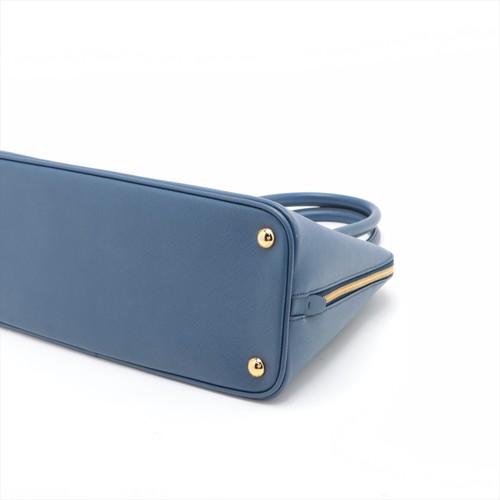 Prada Saffiano Lux Leather 2 Way Handbag Blue BL0837 - Picture 3 of 19