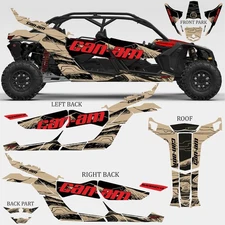 UTV Graphics, Decals, Stickers for Can-Am Maverick X3 4UP 2017 - 2023