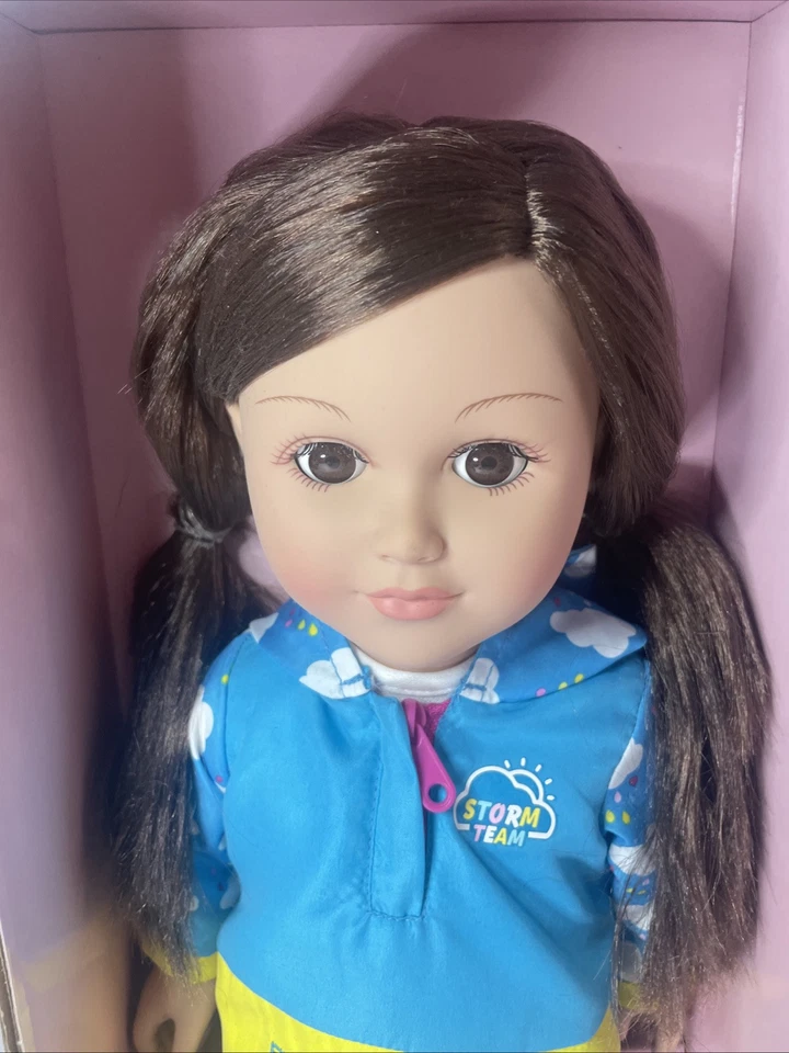 Meteorologist Poseable Storm Team Chaser 18” Doll Brunette Hair Brown Eyes New - Image 2 of 4