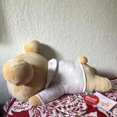 San-X Rilakkuma Laying down in pajamas | Round1 Exclusive | 16 inches