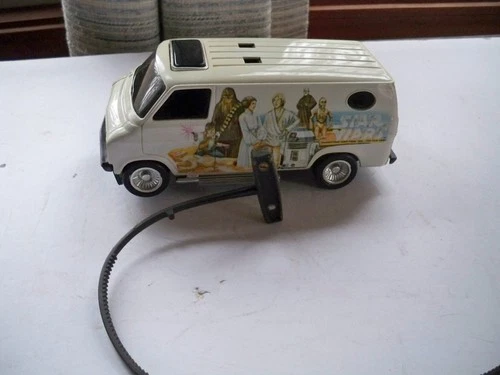 Vintage Kenner SSP Star Wars Darth Vader Van Rip Cord Vehicle Toy 1977