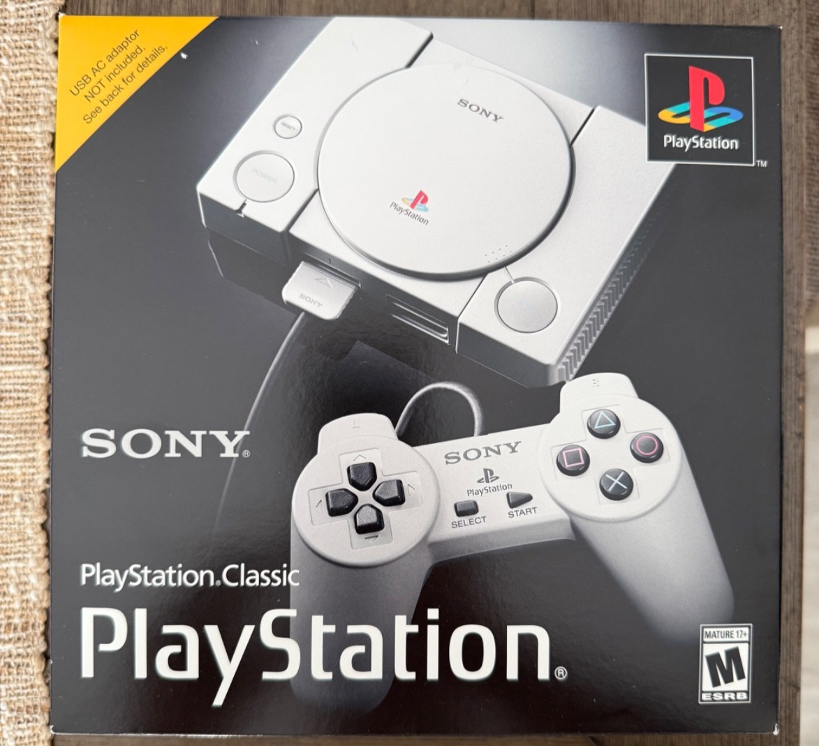 SONY プレイステーションクラシック Sony PlayStation Classic Gray Console (3003868) for sale