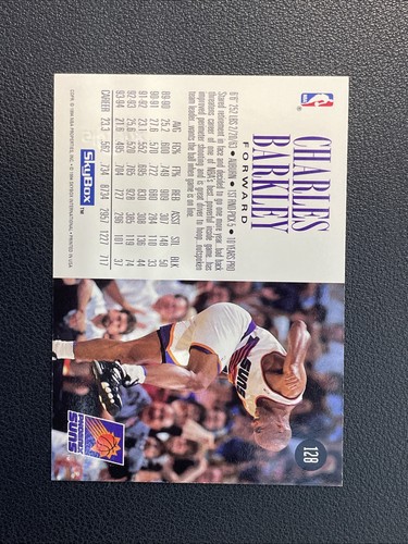 1994-95 Skybox - Phoenix Suns Charles Barkley #128 - Picture 2 of 2