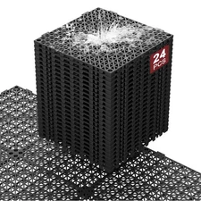 12x12 Interlocking Tile - Drainage Floor Tiles in 24/36/50 Packs