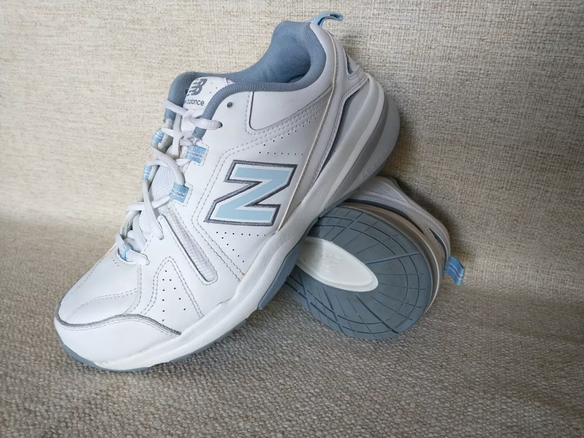 New Balance 608 Women Lace Cross Trainer Sneakers Lace White US11