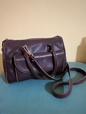 Vintage ETIENNE AIGNER Brown Leather Crossbody Satchel