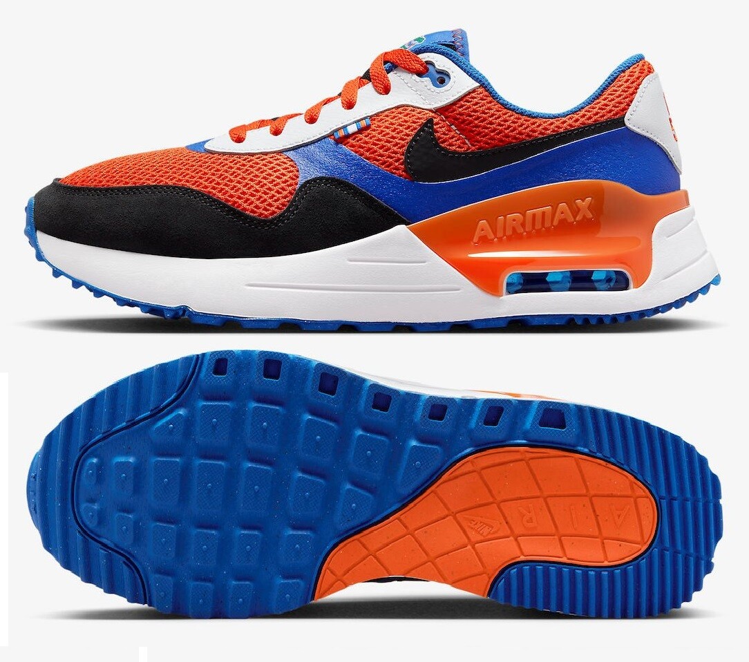 NEW Nike College Air Max SYSTM “Florida Gators” Men Shoes, DZ7740