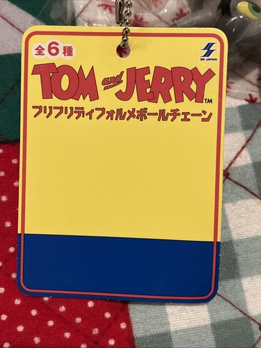 SUPER RARE, HTF - TOM AND JERRY SK Japan - Tom Cat Cell-Phone Strap/Clip - MWT! - 第 5/8 張圖片